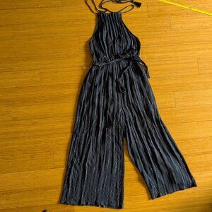 Navy and Silver THML Jumpsuit, XS